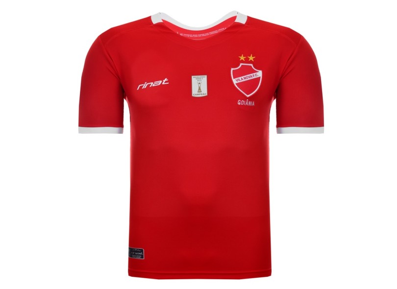 Camisa Jogo Vila Nova I 2016 com Número Rinat