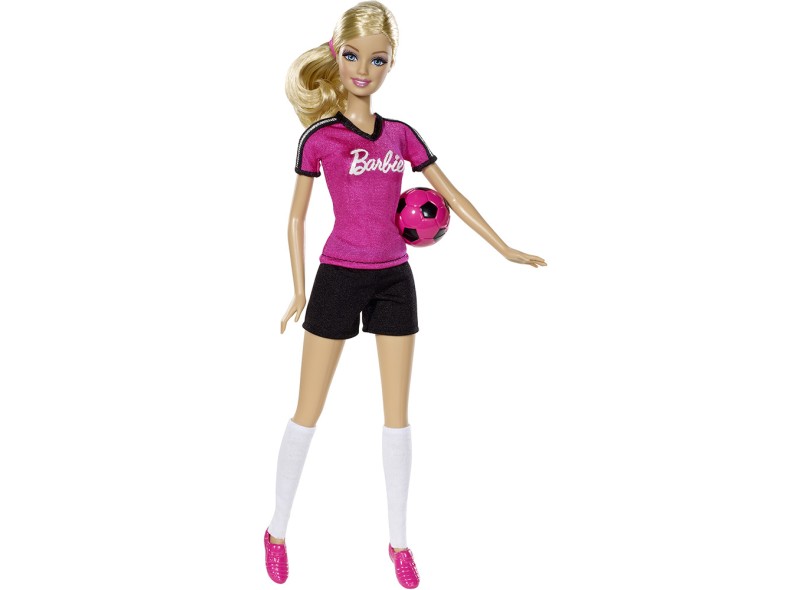Boneca Barbie Jogadora de Futebol Mattel
