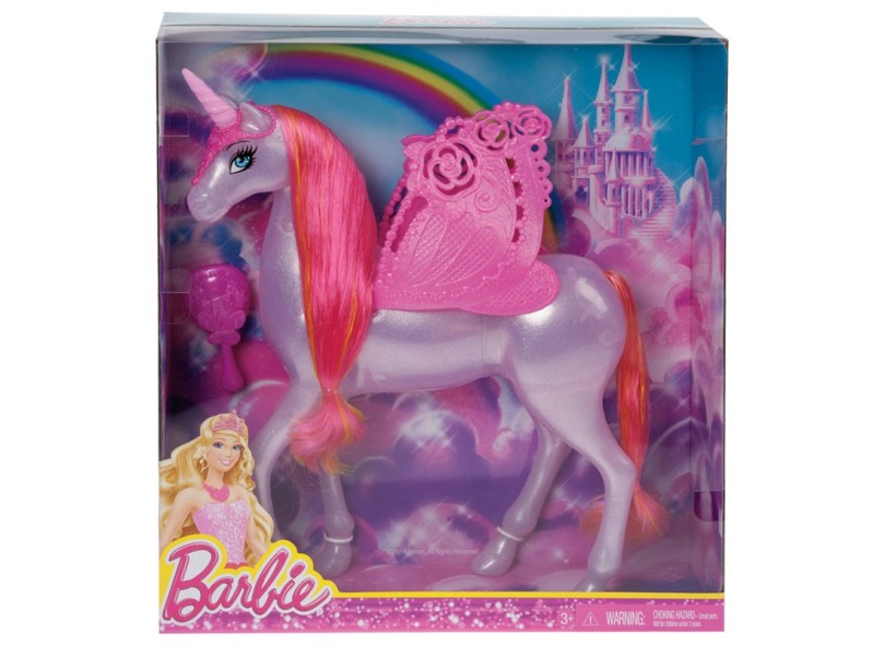 Boneca Barbie Fada Unicórnio Pink Mattel