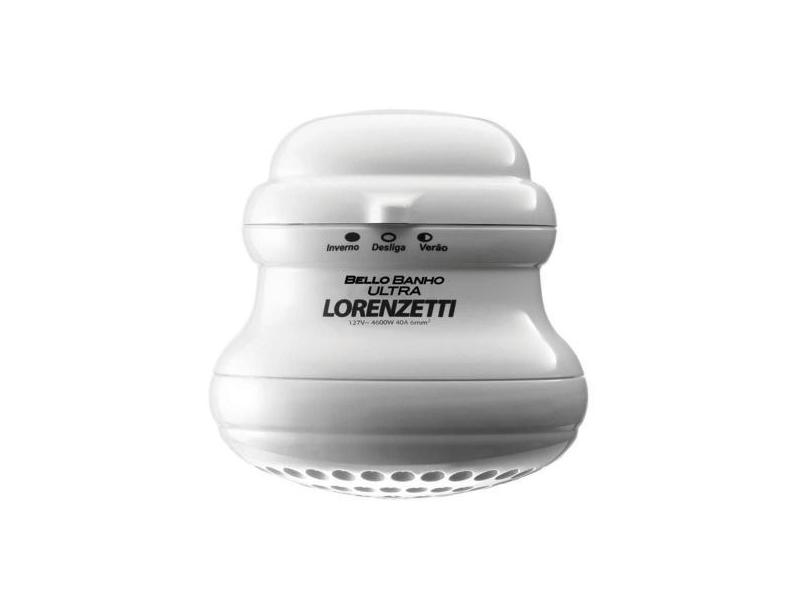 Ducha / Chuveiro Bello Banho Ultra Com Cano Branco - Lorenzetti