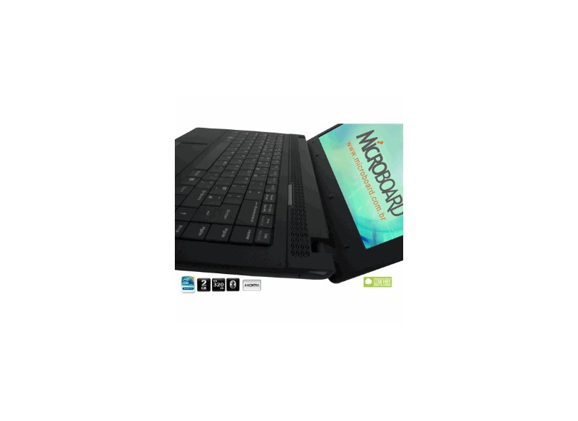 Notebook Microboard Innovation i323 320GB Intel Core i3 330M 2.13GHz 2GB DDR3