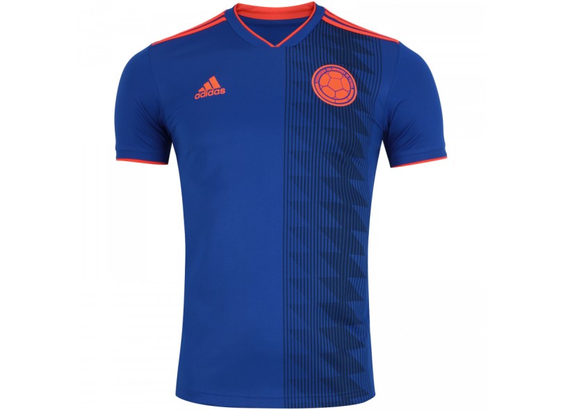 Camisa Torcedor Colômbia II 2018/19 sem Número Adidas