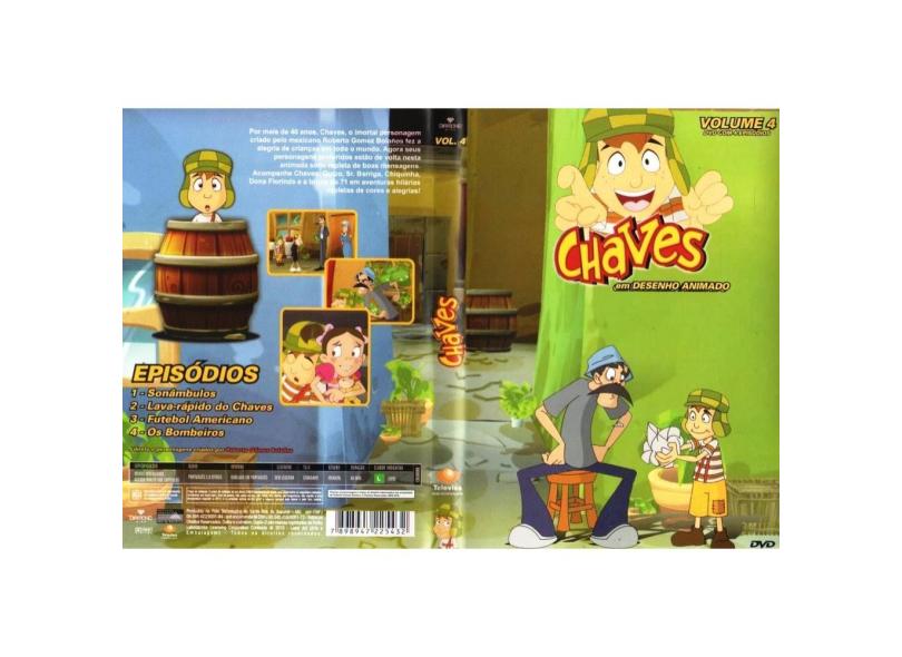 DVD Chaves - Em Desenho Animado Volume 4 com o Melhor Preço é no Zoom