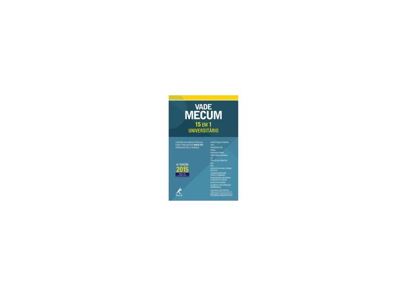 Vade Mecum Universitário - 6ª Ed. 2015 - Jurídica Manole - 9788520440575