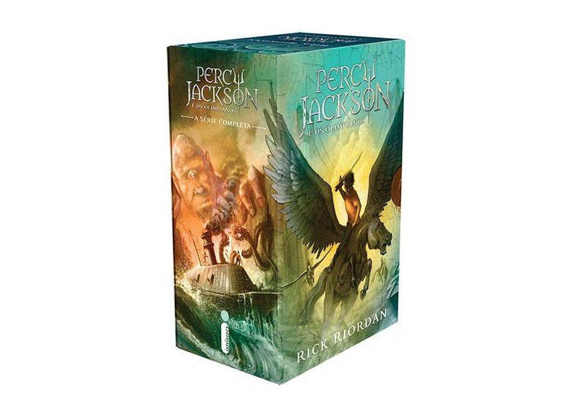 Box Percy Jackson E Os Olimpianos (5 Volumes) - Capa Comum - 9788580574623