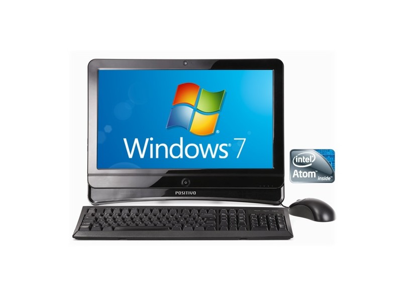 PC Positivo 998 Union All-In-One Intel Atom D525 2GB HD 320GB Windows 7 Starter