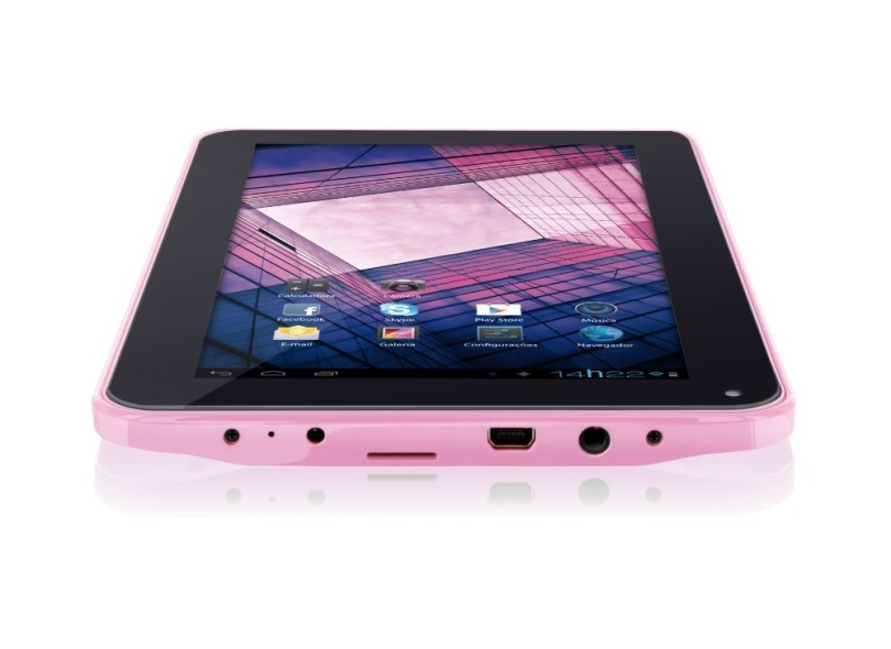 Tablet Multilaser Pc 7 4.0 GB LCD 7 " Android 4.0 (Ice Cream Sandwich) Diamond Lite NB041