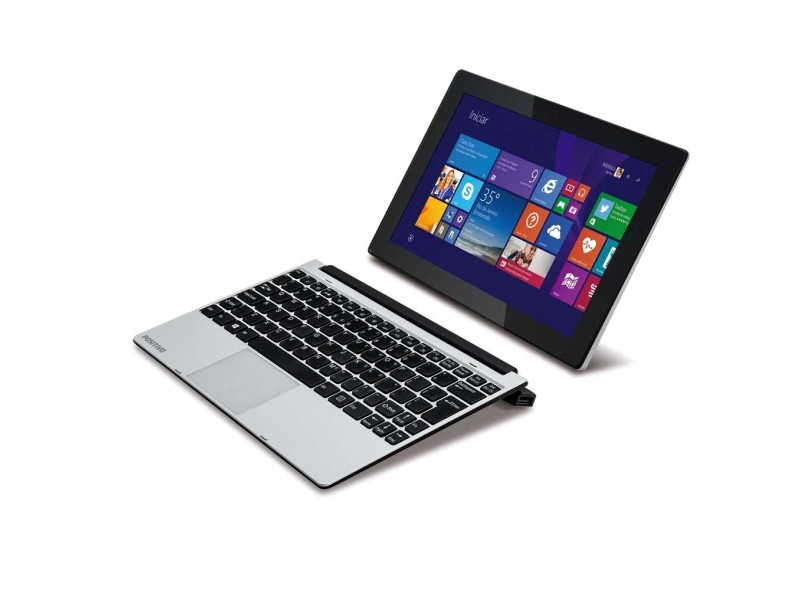 Notebook Conversível Positivo Duo Intel Atom Z3735G 1 GB de RAM SSD 16 GB LED 10.1 " Touchscreen Windows 8.1 ZX 3020