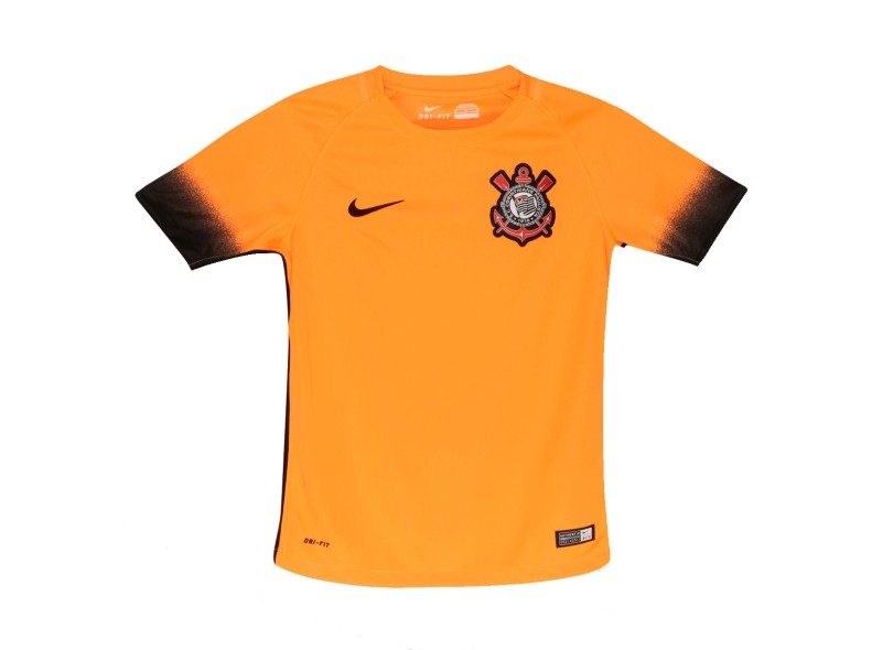 Camisa Torcedor Corinthians III 2015/16 Infantil sem Número Nike