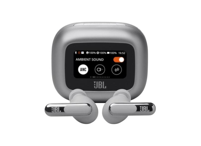 Fone de Ouvido Bluetooth jbl Live Beam 3 Prata