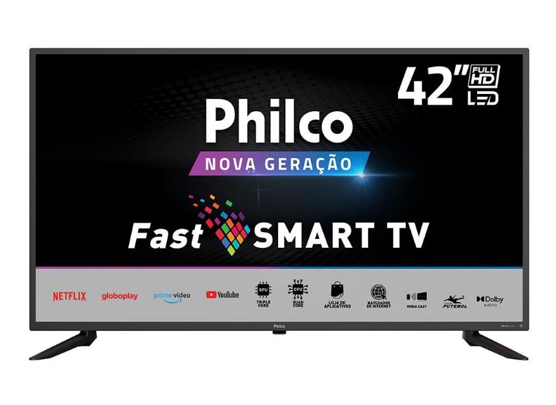 Smart TV TV LED 42 " Philco Full PTV42G10N5SKF 2 HDMI