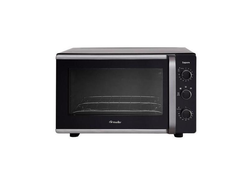 Forno Elétrico Mueller 44 Litros Preto Sapore  127 Volts Sapore
