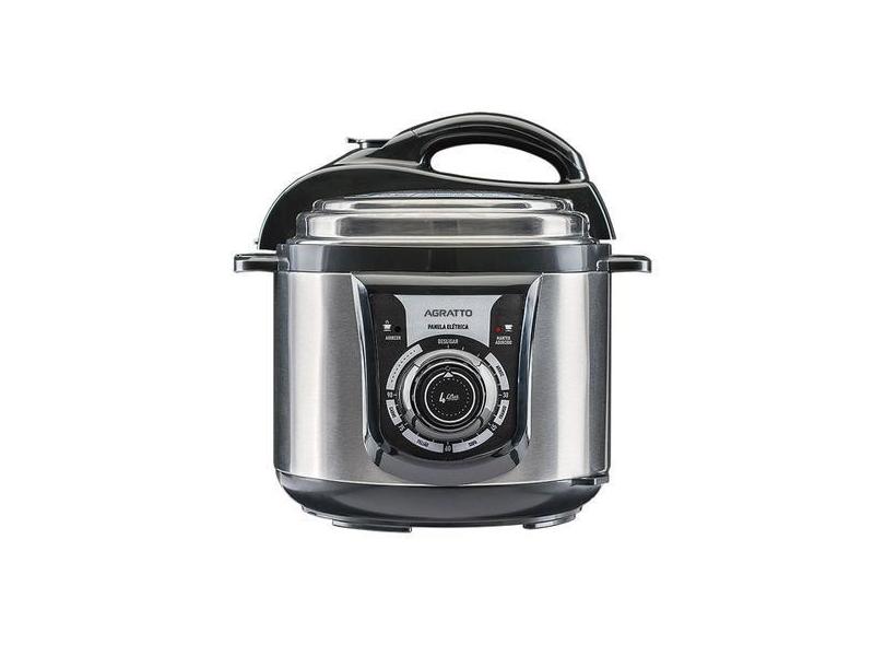 Panela de Pressão Elétrica 4 Litros 110V Multifuncional 800W Timer Fei