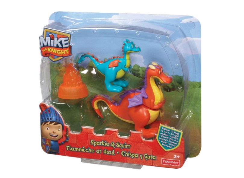 Boneco Sparkie Squirt Mike O Cavaleiro Y8368 - Mattel