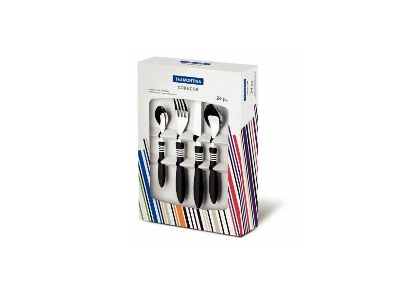 Faqueiro Tramontina Cor & Cor 24 peças