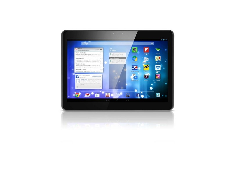 Tablet Multilaser 16.0 GB LCD 10.1 " Android 4.2 (Jelly Bean Plus) MLX3