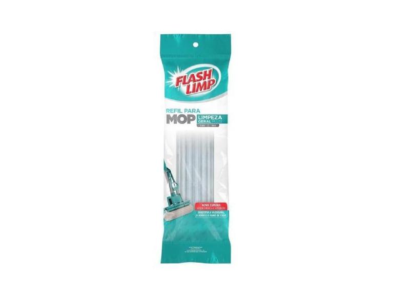 Refil Mop Rodo Magico Flash Limp Original Limpeza Geral Plus Em