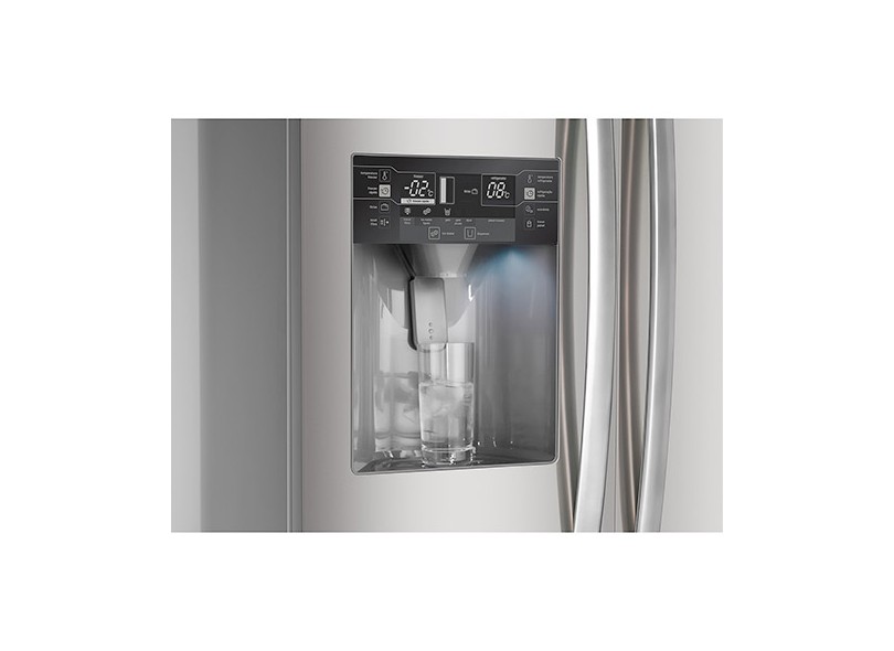 Geladeira Midea Frost Free Side by Side 515 l Inox RDA5S1