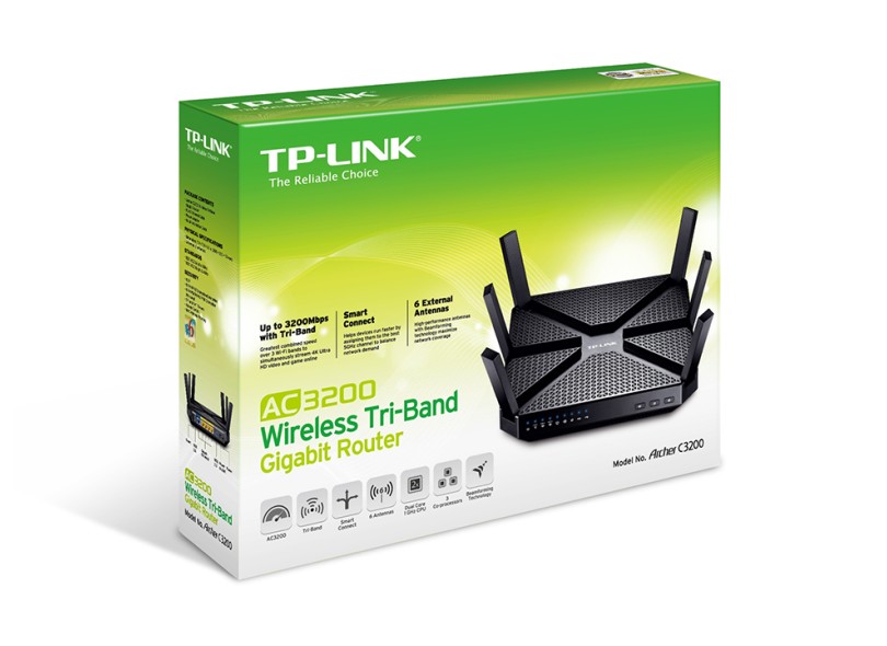 Roteador 1300 Mbps AC3200 - TP-Link