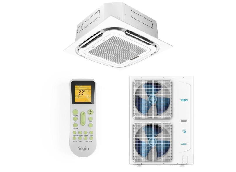 Ar-Condicionado Split Cassete Elgin Plus 58000 BTUs Frio Inverter KDFI60C2NA / KDFE60C2CA