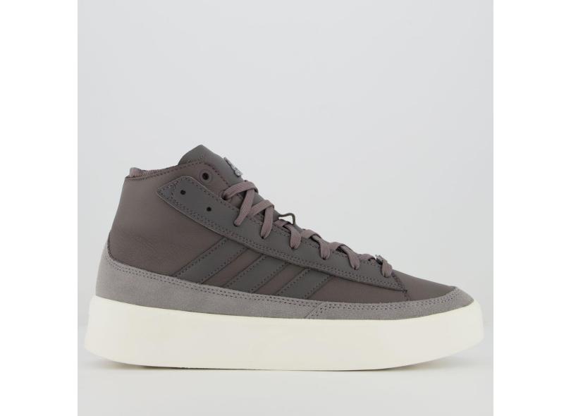 Tênis Adidas Znsored Hi Prem Leather Cinza-Masculino com o Melhor