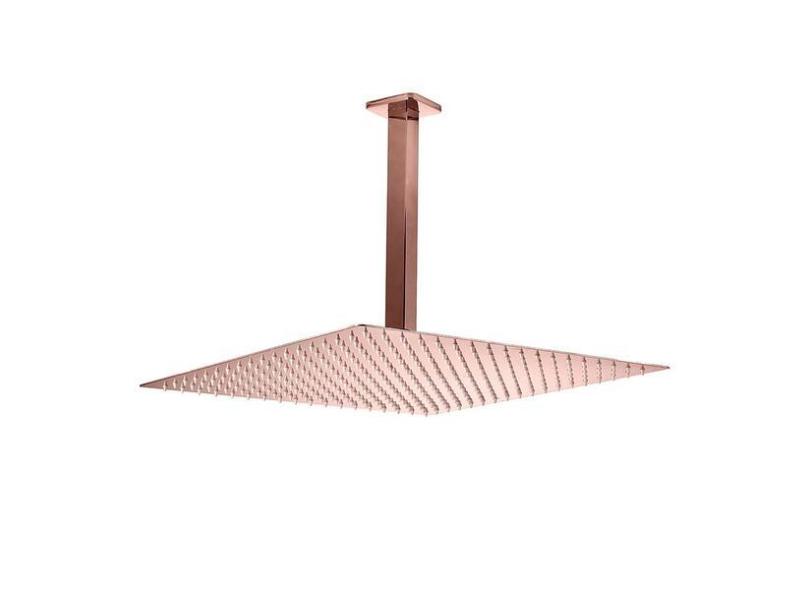 Kit Chuveiro Teto Inox 304 Slim 40 Cm + Bra o 25 Cm Munda  -