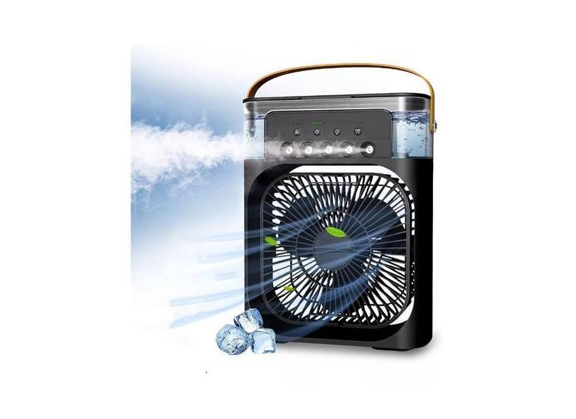 Ventilador Mini Ar Condicionado Portátil Umidificador 3 Vel - BBG, Pre