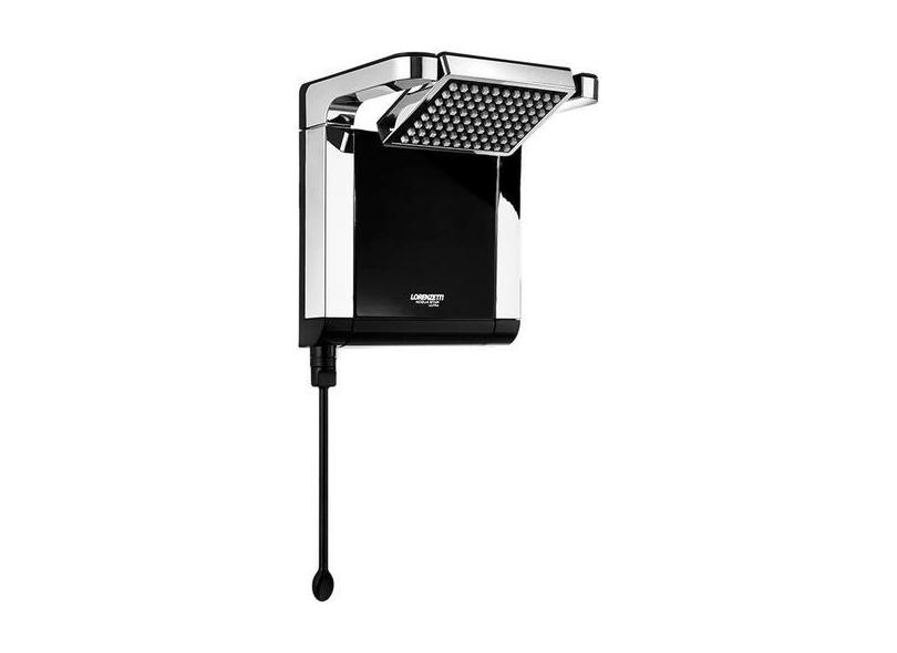 Ducha Chuveiro Lorenzetti Acqua Star 78000W 220V Preta/Cromada - 75405