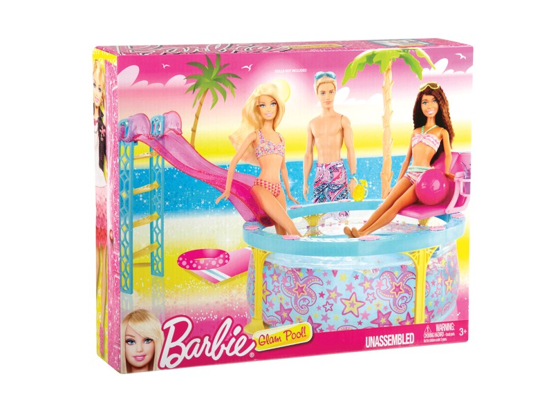 Boneca Barbie Piscina Fashion X9299 Mattel