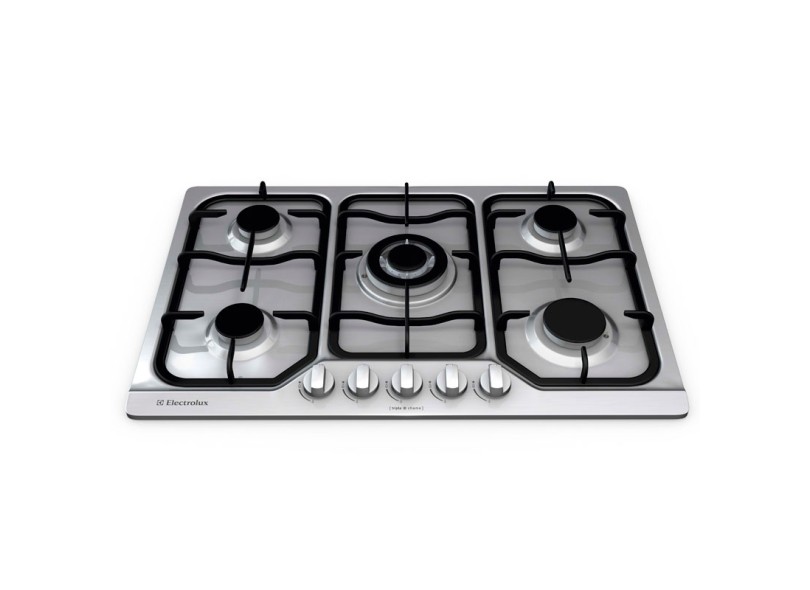 Cooktop Electrolux 5 Bocas Acendimento Superautomático Acabamento Inox
