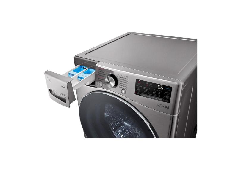 Lava e Seca LG 18kg MotionDD Smart WD18SV2S6B cor Inox