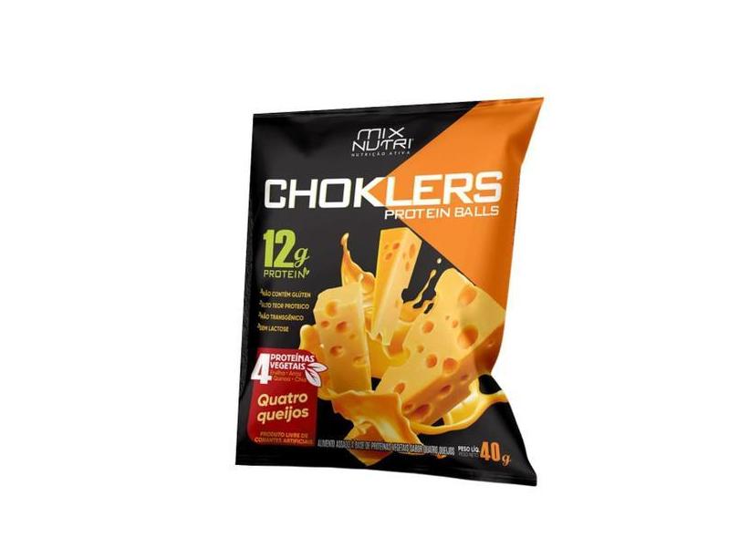 Choklers Protein Balls 40G Quatro Queijos - Mix Nutri