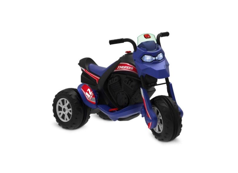 Moto Infantil Eletrica Thunder Bandeirante Black Eletrica