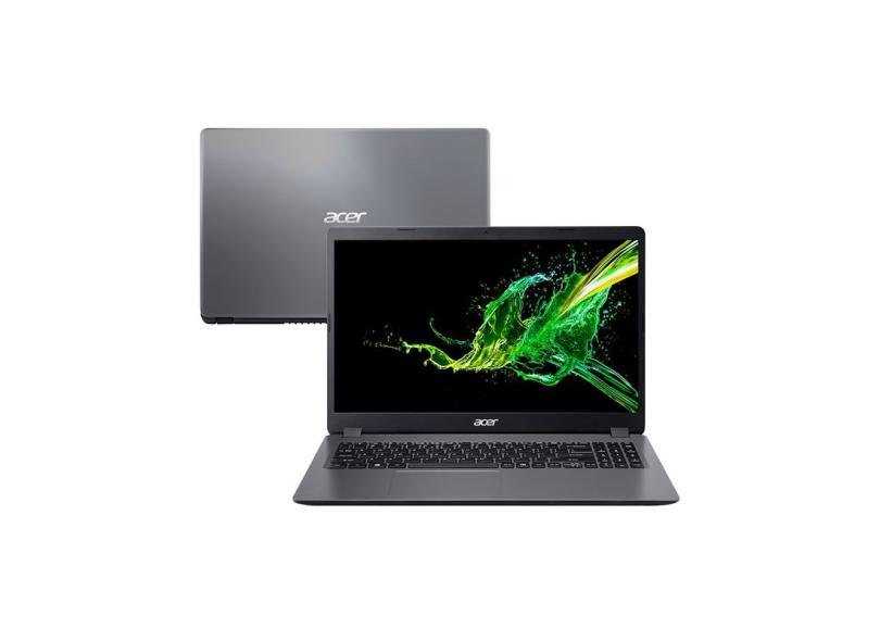 Notebook Acer Aspire 3 Intel Core i5 6300U 6ª Geração 4.0 GB de RAM 1024 GB Híbrido 128.0 GB 15.6 " Windows 10 A315-54K-559K
