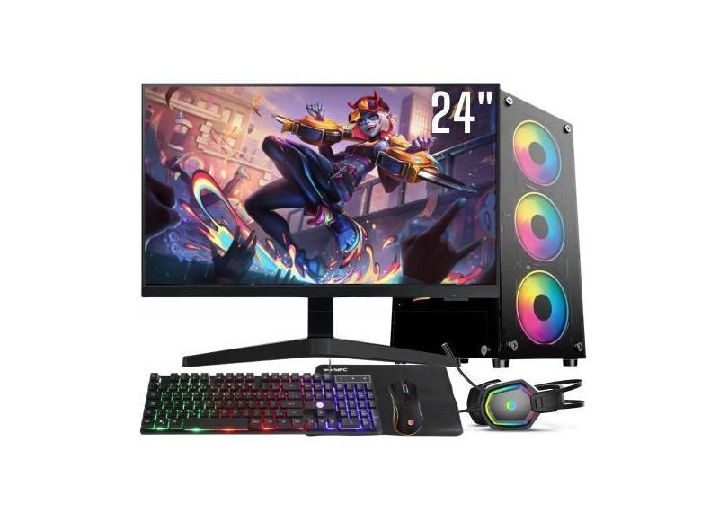 Computador Gamer Completo Intel Core i5 8GB SSD 1TB Kit Gamer com Head