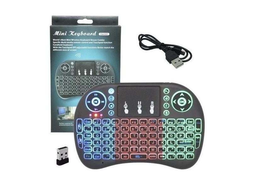 Mini Teclado Touchpad Wireless Usb Smart Tv
