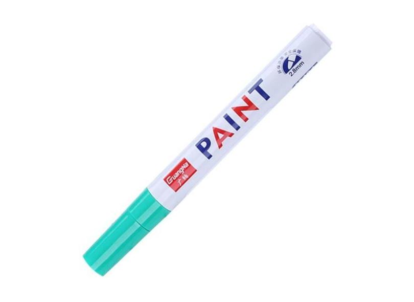 Caneta Paint Mark Pinta Metal Plástico Sola Tênis Pneu, Verde
