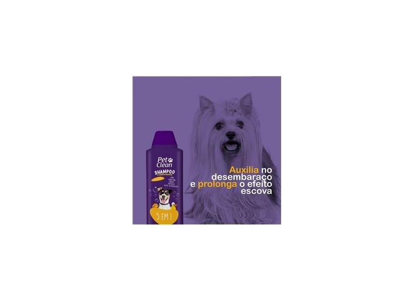 Shampoo e Condicionador Pet Clean 5 Em 1 Para cachorro Cães E Gatos PH