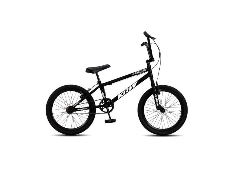 Bicicleta Aro 20 KRW BMX Cross V-Brake Sem Marchas