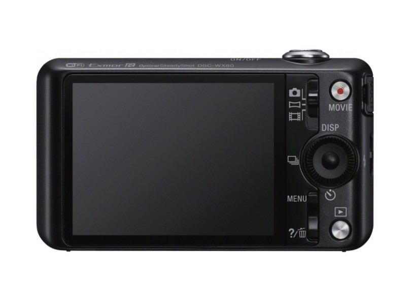 Câmera Digital Sony Cyber-Shot 16,2 MP HD WX80