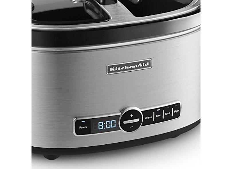 Panela Elétrica KitchenAid KSC6222SS, 4 Ajustes, Aço Inoxidável, Prata