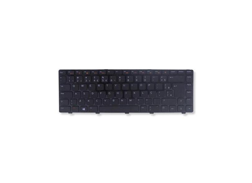 Teclado Notebook bringIT compatível com Dell Xps 15 L502x Preto Br, Pr