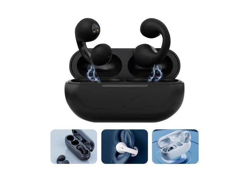 Fone De Ouvido Condução Ossea Bluetooth Sem Fio Fitness - Earcuffs Cli