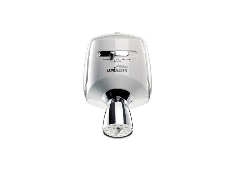 Ducha Eletrônica Lorenzetti Relax 5500W - Multitemperaturas Cromada