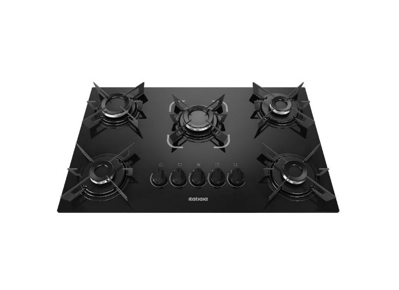 Cooktop Itatiaia Electra 5 Bocas Vidro Preto Bivolt 3700000352