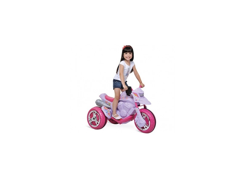 Mini Triciclo Elétrico Barbie Gatinha - Bandeirante