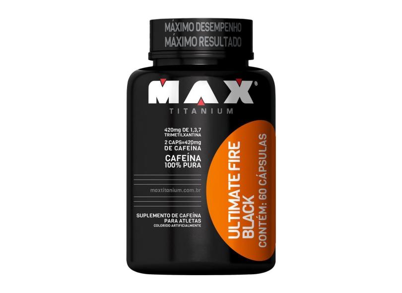 Termogênico Ultimate Fire Black 60 Cáps – Max Titanium