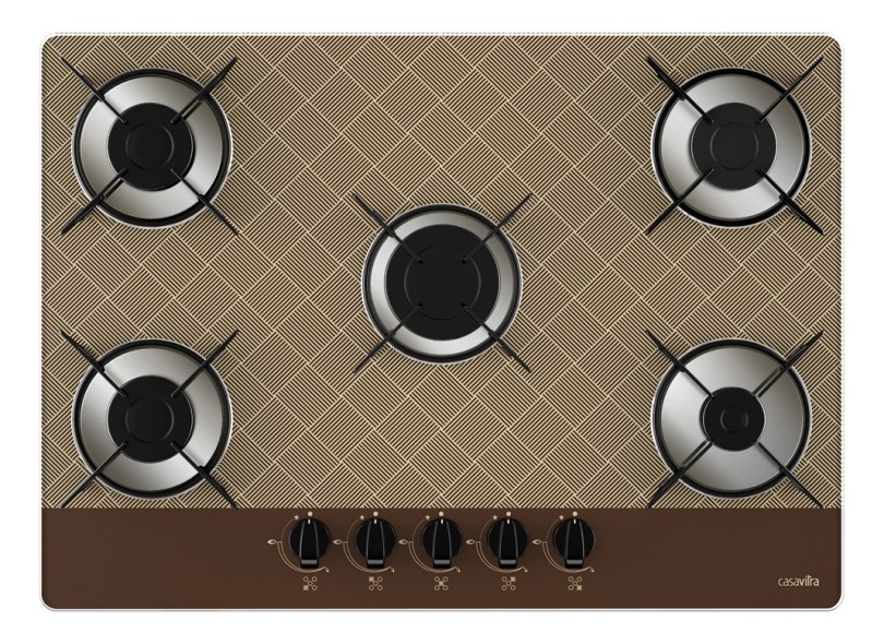 Cooktop Casavitra Excellence 5 Bocas Acendimento Superautomático Rápido 5