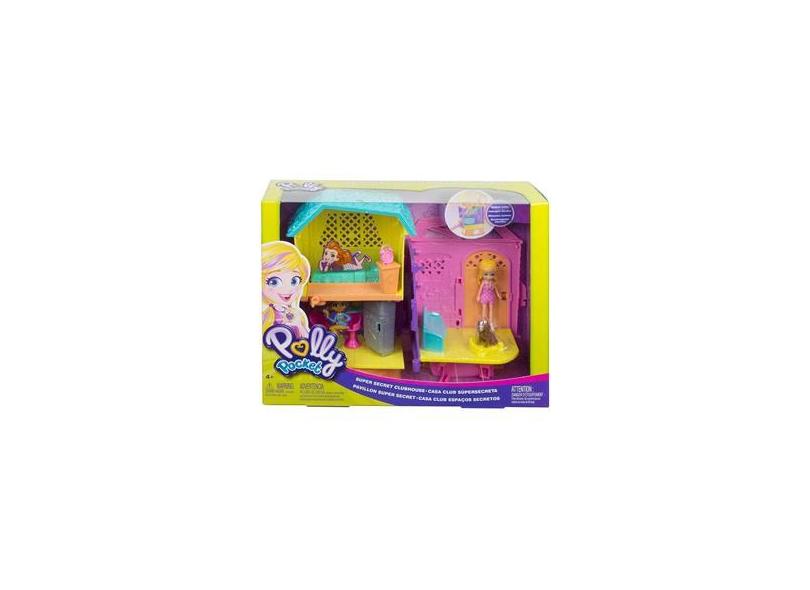 Polly Pocket Club House - Casa Club Espacos Secretos Set de Jogos