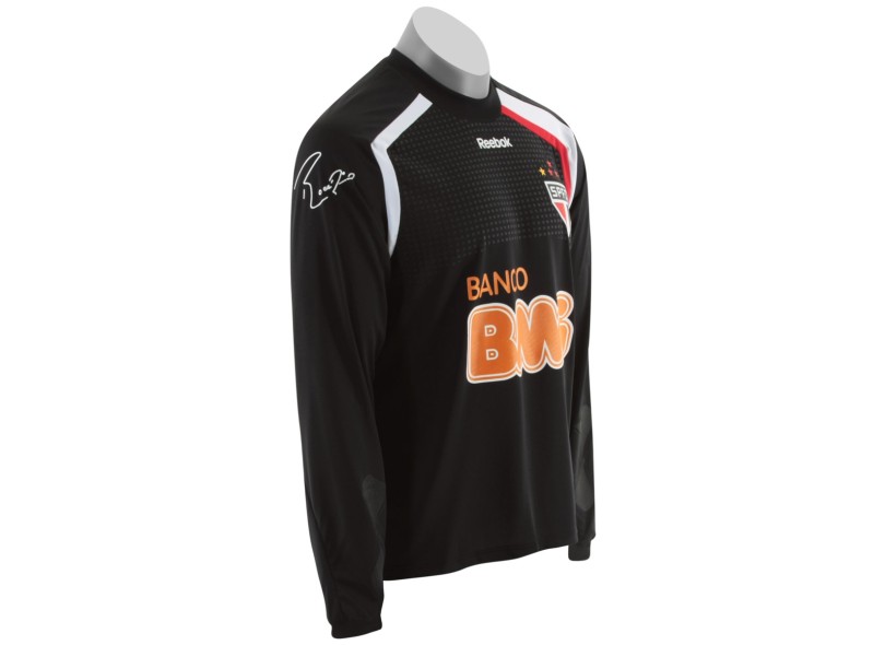 Camisa Goleiro São Paulo Manga Longa 2011 Rogério Ceni nº 01 Reebok
